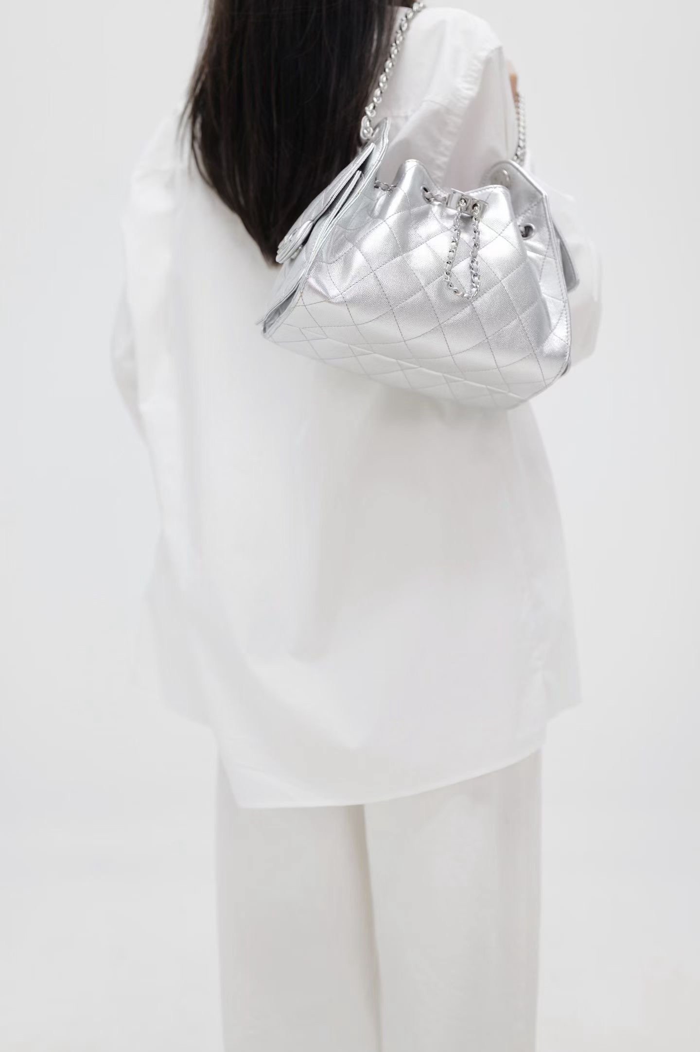 小香25bag mini银色 小香25bag mini银色 產品細節圖