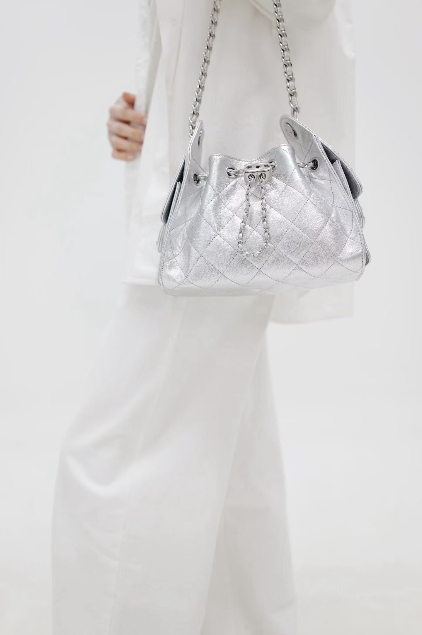 小香25bag mini银色 小香25bag mini银色 產品細節圖