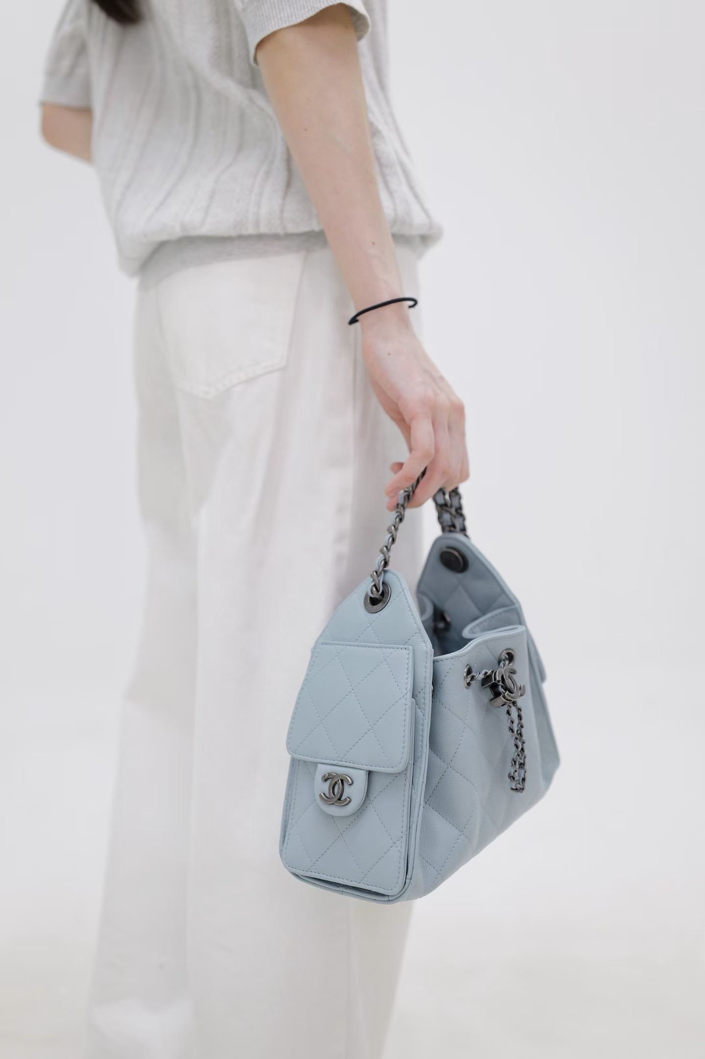 小香25bag mini冰蓝色 小香25bag mini冰蓝色 產品細節圖