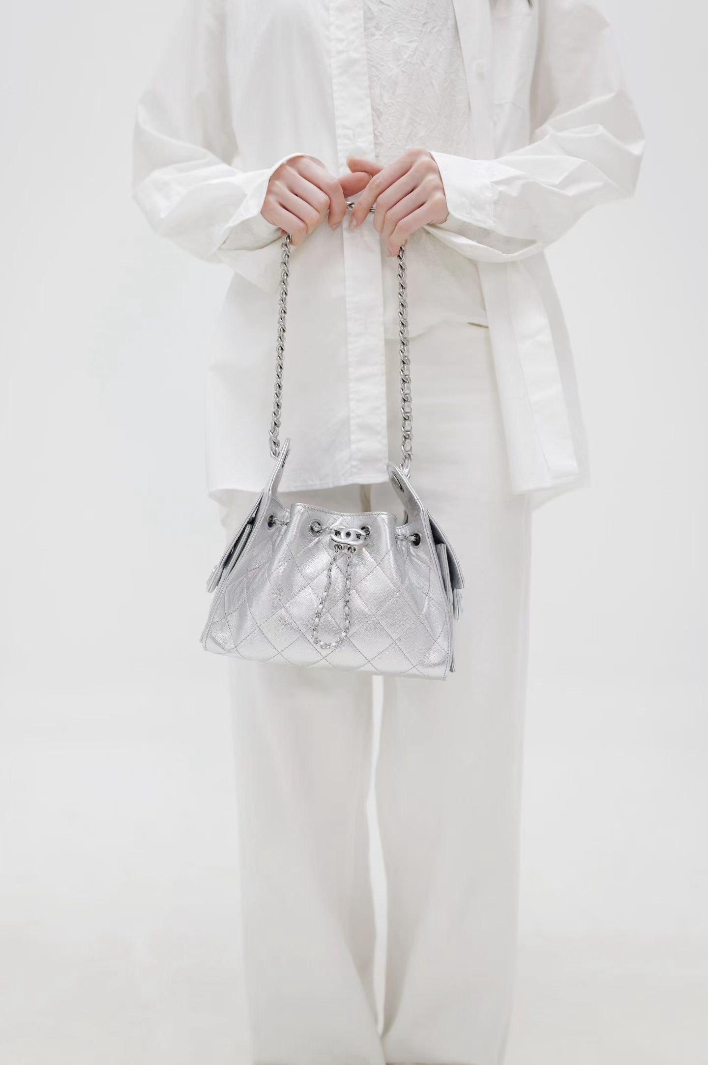 小香25bag mini银色 小香25bag mini银色 產品細節圖