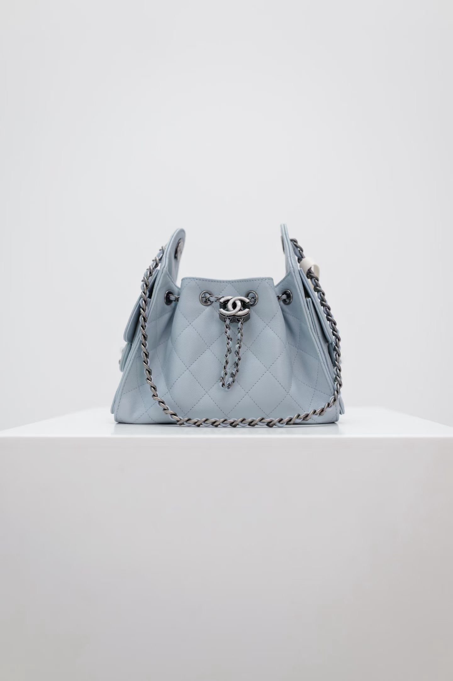 小香25bag mini冰蓝色 小香25bag mini冰蓝色 產品細節圖
