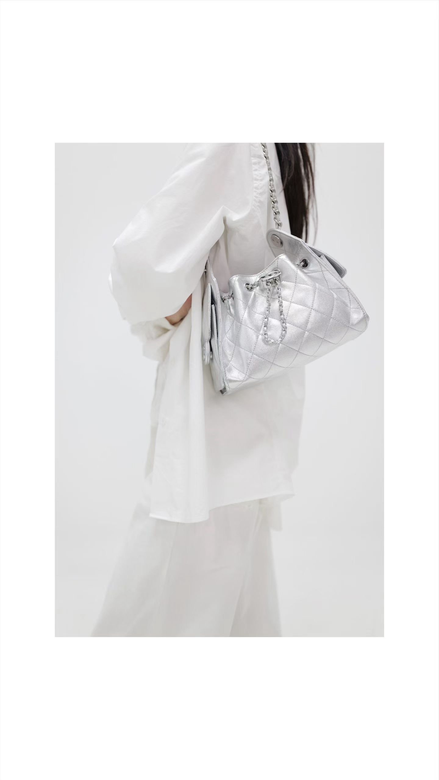 小香25bag mini银色 小香25bag mini银色 產品細節圖