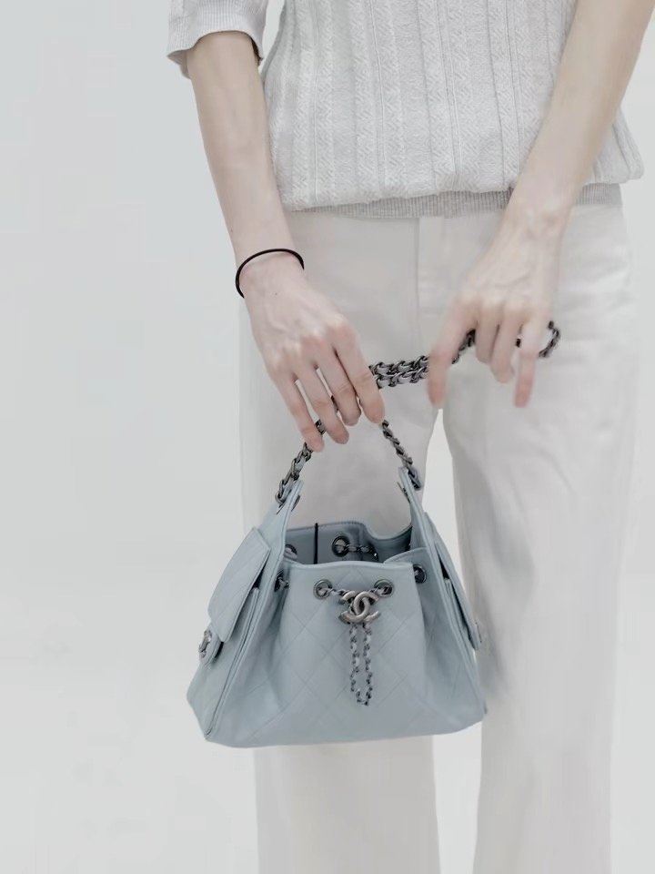 小香25bag mini冰蓝色 小香25bag mini冰蓝色 產品細節圖