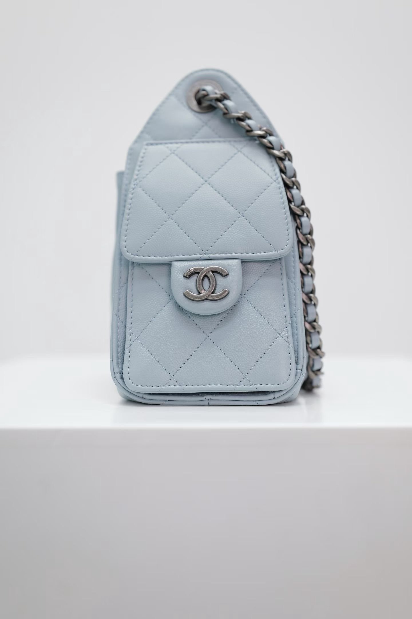 小香25bag mini冰蓝色 小香25bag mini冰蓝色 產品細節圖