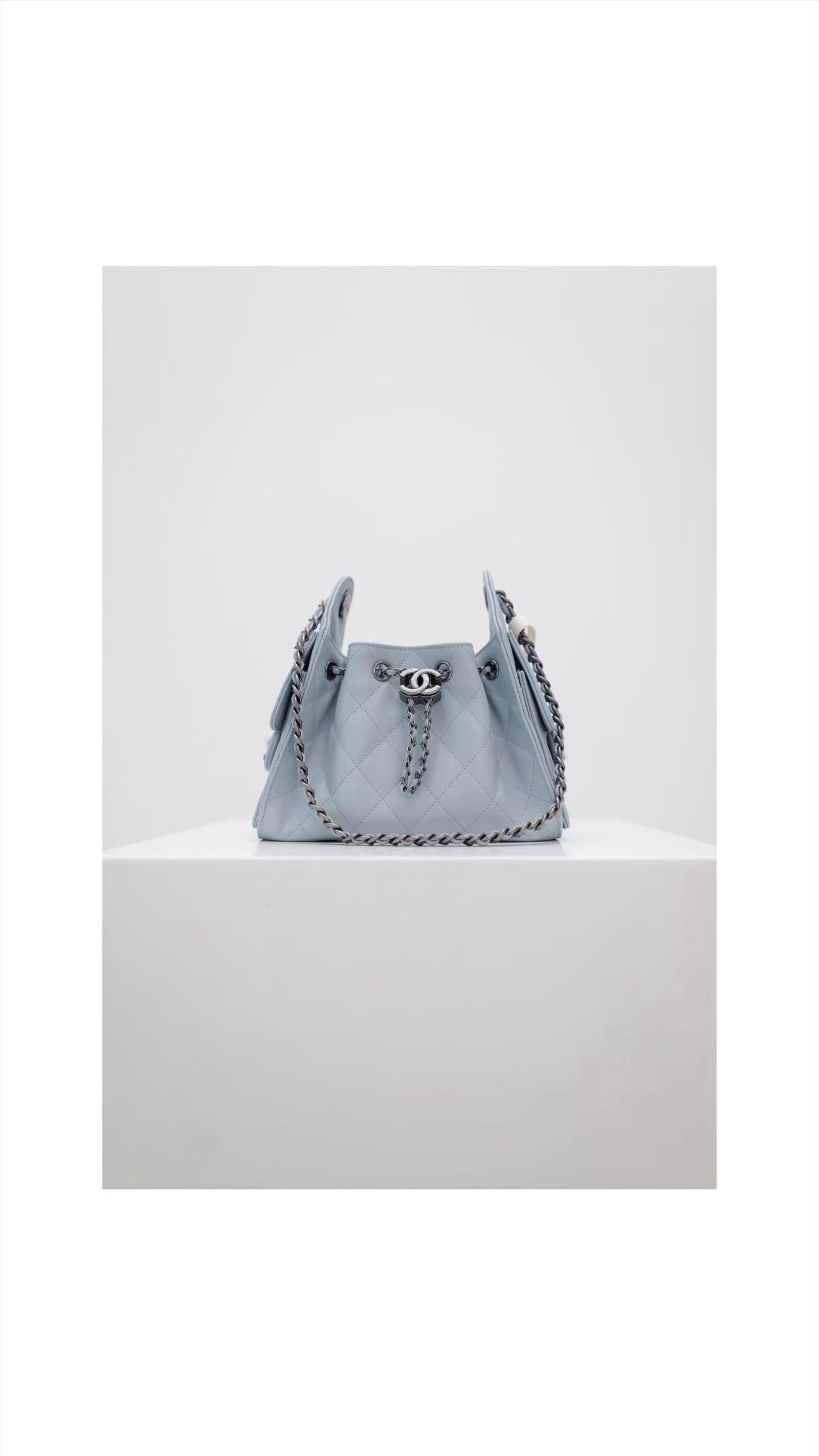 小香25bag mini冰蓝色 小香25bag mini冰蓝色 產品細節圖